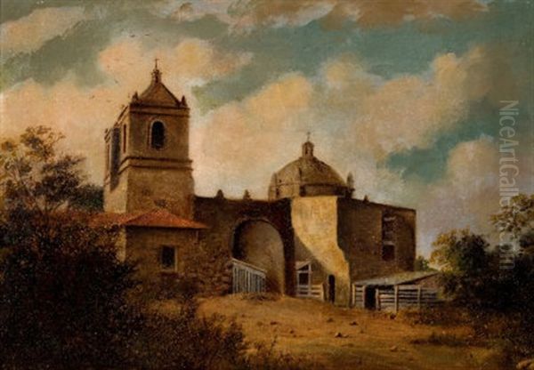 Mission Concepcion Oil Painting by Robert Jenkins Onderdonk