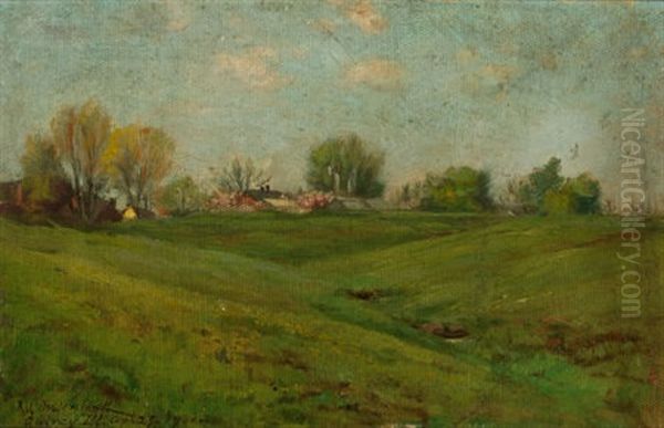 Quincy, Illinois Oil Painting by Robert Jenkins Onderdonk