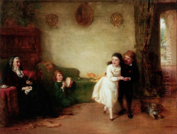 The Dance Oil Painting by George Bernard O'Neill