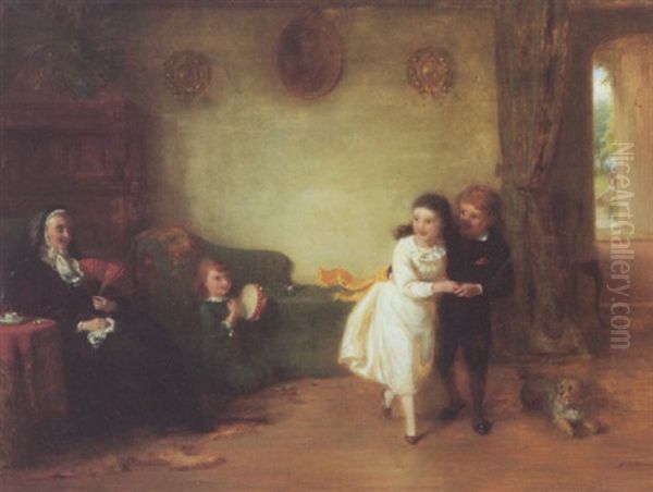 The Dance Oil Painting by George Bernard O'Neill