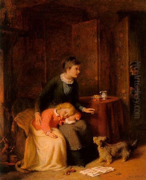 Time For Bed Oil Painting by George Bernard O'Neill