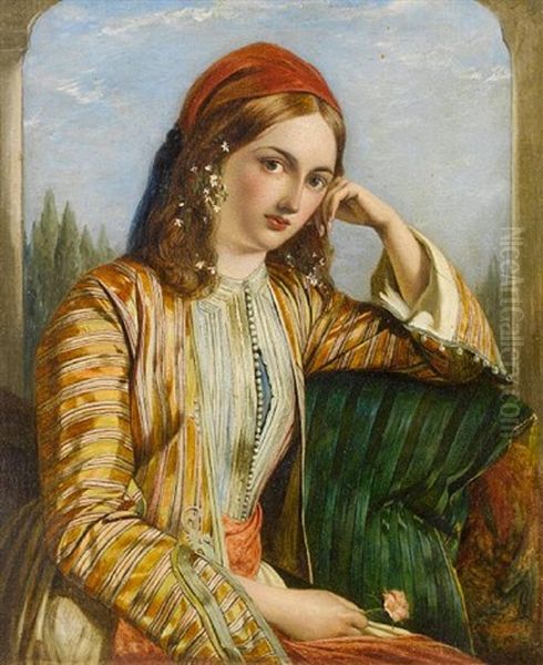 The Sultana Oil Painting by Henry Nelson O'Neill