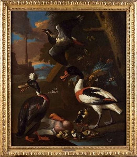 Oiseaux De Nuit Oil Painting by Adriaen van Oolen