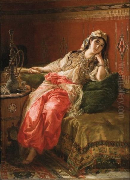 Reverie Au Harem Oil Painting by Karel Ooms