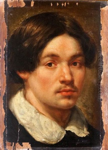 Portrait De Jeune Homme Oil Painting by Jacob Oost the Elder