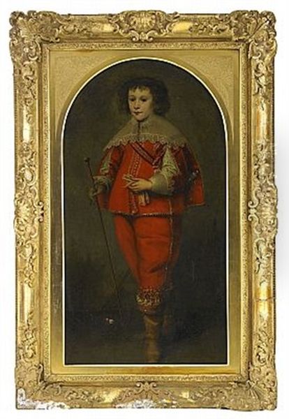 Portratt Forestallande Kung Karl Ii Av England Oil Painting by Jacob Oost the Elder