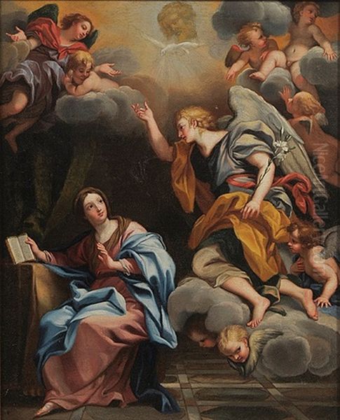 The Annunciation Oil Painting by Jacob Oost the Elder