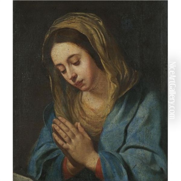 The Madonna At Prayer Oil Painting by Jacob Oost the Elder