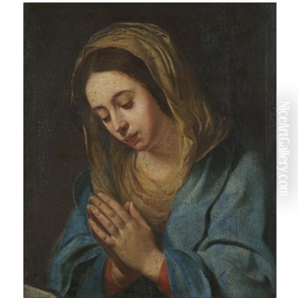 The Madonna At Prayer Oil Painting by Jacob Oost the Elder