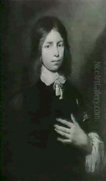 Portrait Of A Boy Aged 14 Oil Painting by Jacob Oost the Elder