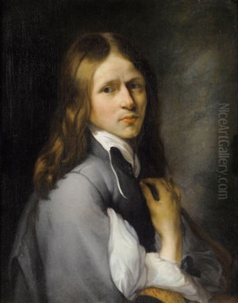 Portrait De Jeune Homme Oil Painting by Jacob Oost The Younger