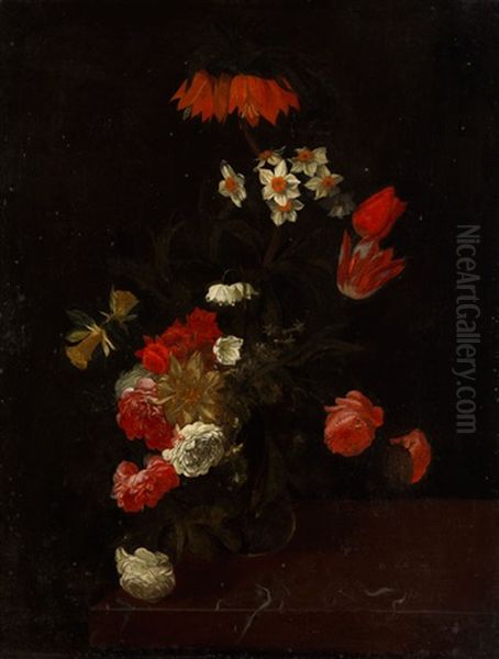 Blumenstilleben Oil Painting by Maria van Oosterwyck