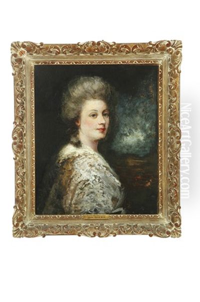 Portrait Of Lady Worthington Oil Painting by John Opie