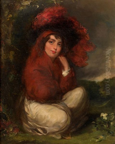 The Gypsy Girl Oil Painting by John Opie