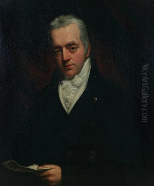 A Portrait Of Robert Smith, 1st Lord Carrington Of Upton Oil Painting by John Opie