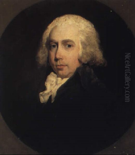 Portrait Of Sir James Lowther, 5th Bt. Oil Painting by John Opie