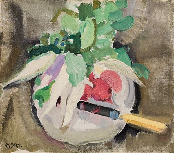 The Daily Life: Radishes Oil Painting by Max (Mopp) Oppenheimer