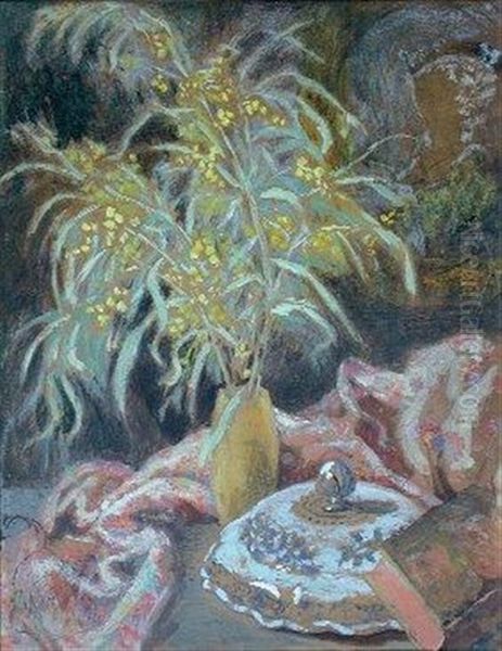 Composition Au Bouquet Oil Painting by Marthe Orant