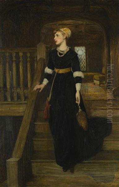 Amy Robsart Oil Painting by Sir William Quiller Orchardson