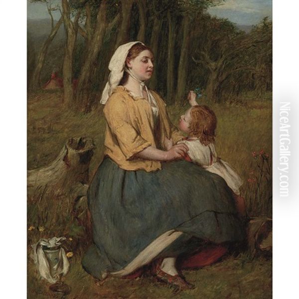 A Mother's Love Oil Painting by Sir William Quiller Orchardson