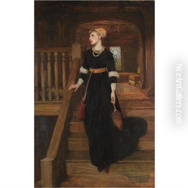 Amy Robsart Oil Painting by Sir William Quiller Orchardson