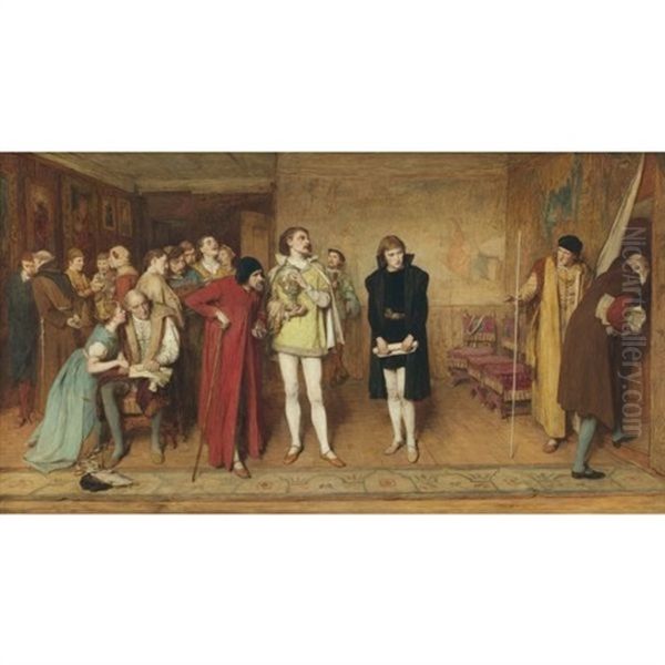 The Duke's Antechamber Oil Painting by Sir William Quiller Orchardson