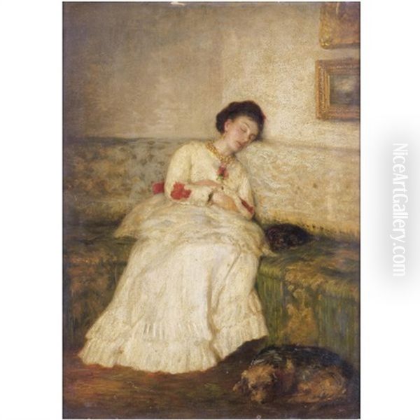 Asleep Oil Painting by Sir William Quiller Orchardson