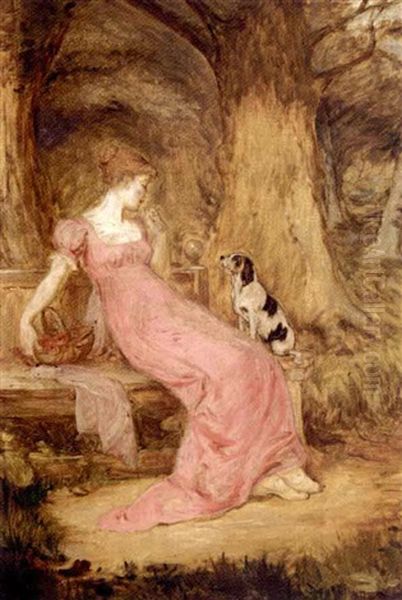 A Woodland Tryst Oil Painting by Sir William Quiller Orchardson