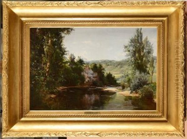 Paysage Presume Du Doubs Oil Painting by Marcel Ordinaire