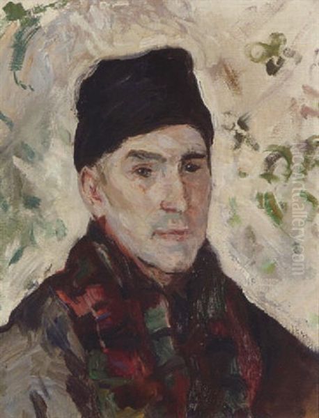 Portrat Franz Marc Oil Painting by Emil Orlik