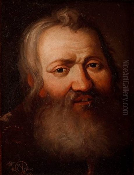 Portret Brodatego Mezczyzny Oil Painting by Aleksandr Osipovich Orlovsky