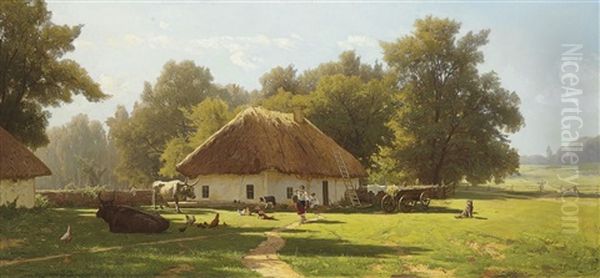 A Spring Day In Ukraine by Vladimir Donatovitch Orlovsky