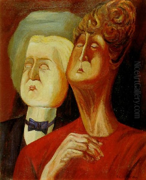 Successful People Oil Painting by Jose Clemente Orozco