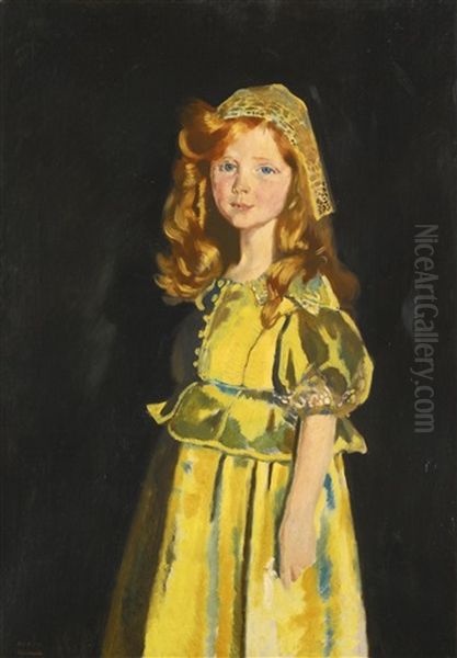 Portrait Of Vivien St. George Oil Painting by Sir William Orpen