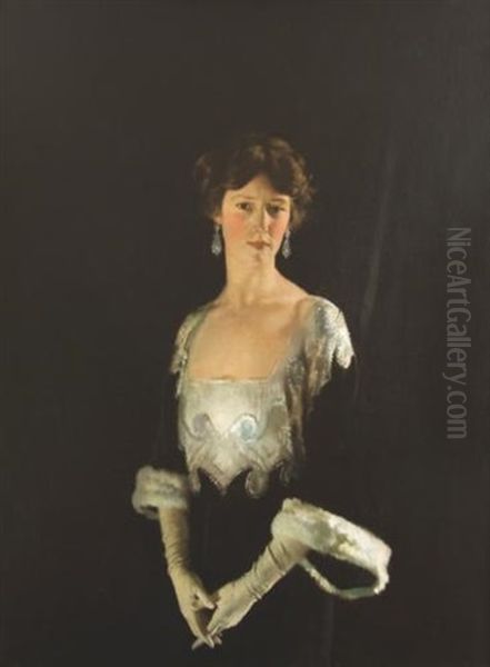 Portrait Of Rose, Fourth Marchioness Of Headfort Oil Painting by Sir William Orpen