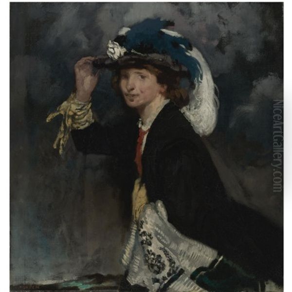 The Shower Oil Painting by Sir William Orpen