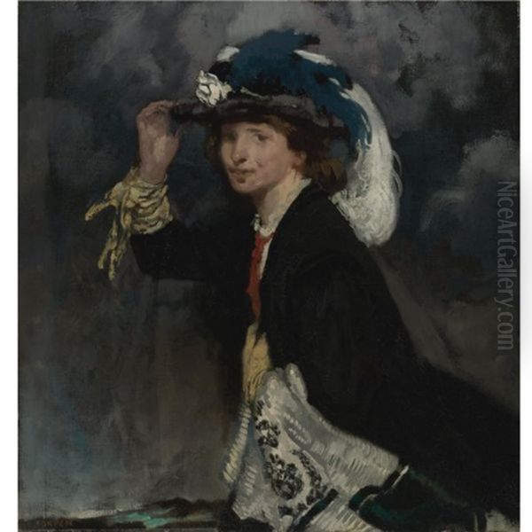 The Shower Oil Painting by Sir William Orpen