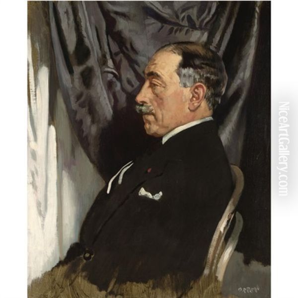 Portrait Of Dr. Augusto Soares Oil Painting by Sir William Orpen