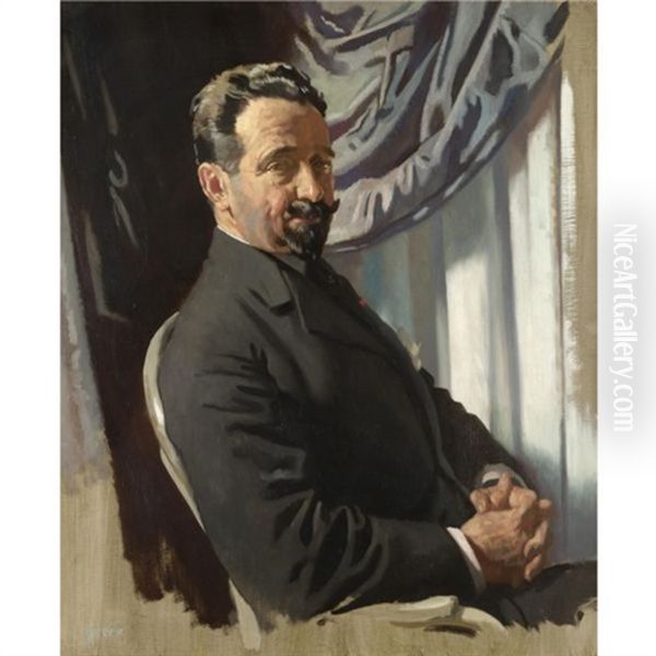 Portrait Of Dr. Afonso Da Costa Oil Painting by Sir William Orpen