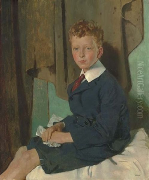 Portrait Of Mr John Drum, Jr by Sir William Orpen