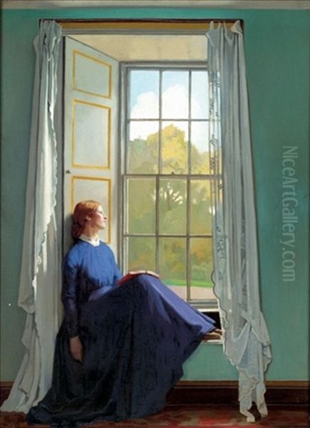 The Window Seat Oil Painting by Sir William Orpen