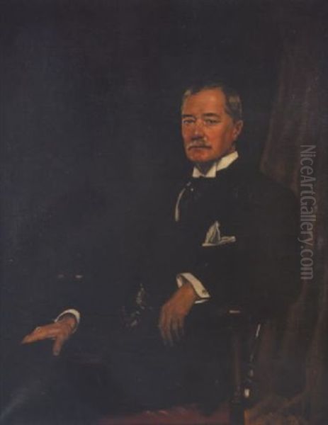 Portrait Of Sir Alexander Henderson Oil Painting by Sir William Orpen