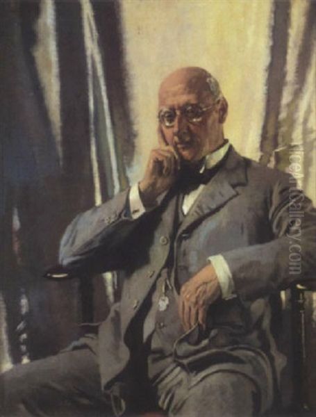 Portrait Of Mr. Francis Henry Edward Livesay Oil Painting by Sir William Orpen