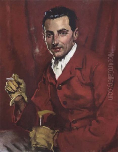 Portrait Of Reginald Addyes-scott Oil Painting by Sir William Orpen