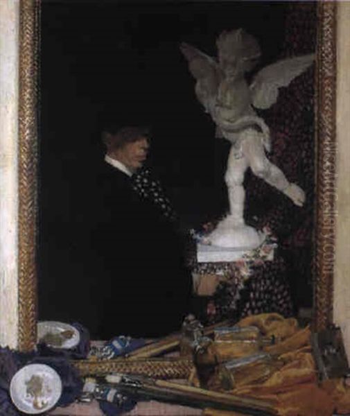 Myself And Cupid Oil Painting by Sir William Orpen