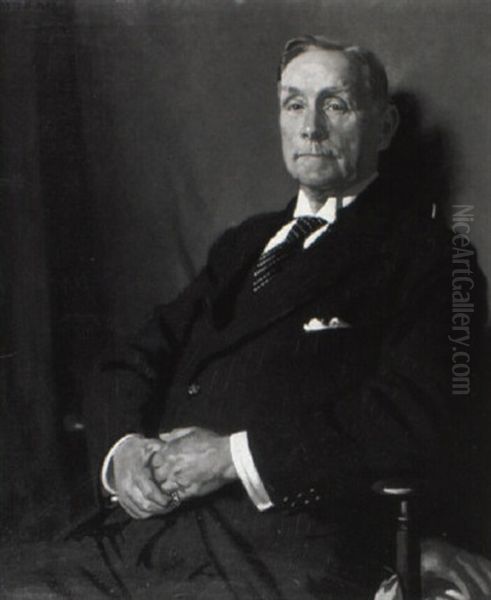 Portrait Of Sir Rober Williams Oil Painting by Sir William Orpen