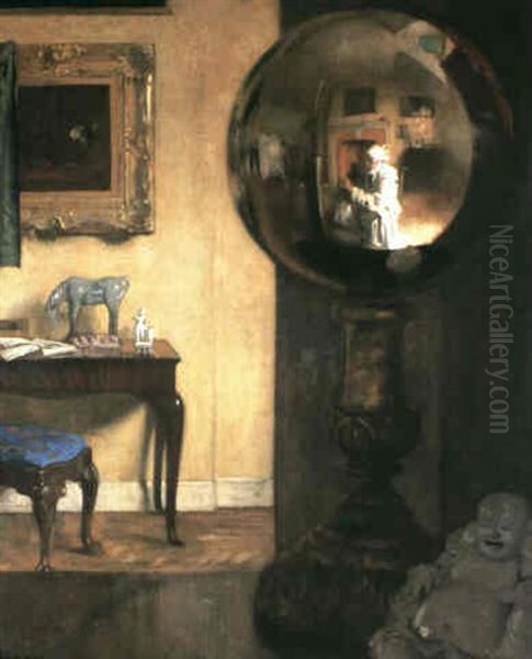 The Reflection Oil Painting by Sir William Orpen