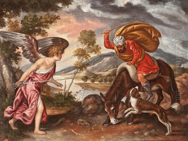 La Burra De Balaam Oil Painting by Pedro Orrente