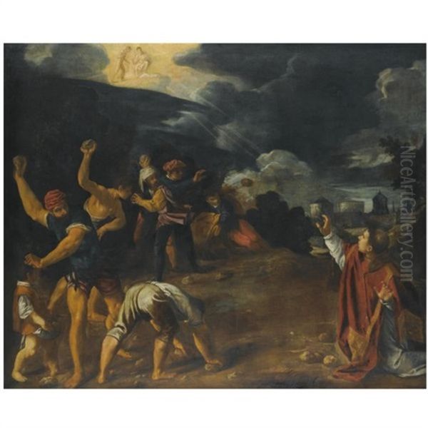 The Stoning Of Saint Stephen Oil Painting by Pedro Orrente