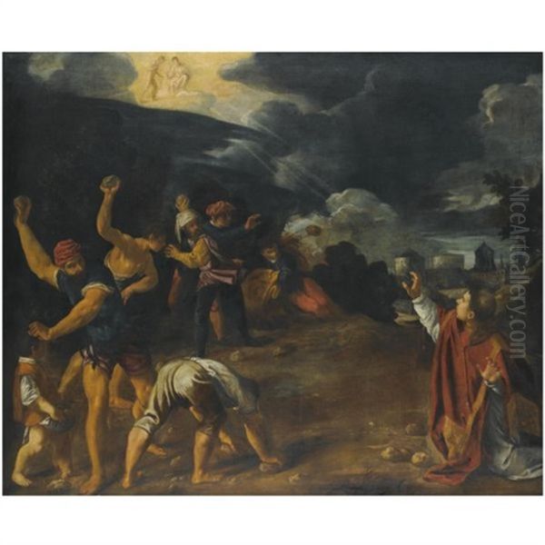 The Stoning Of Saint Stephen Oil Painting by Pedro Orrente